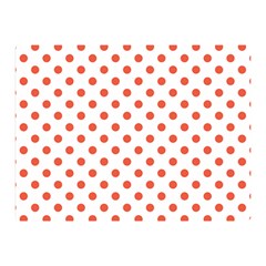 Polka Dots 35 x27  Blanket Back