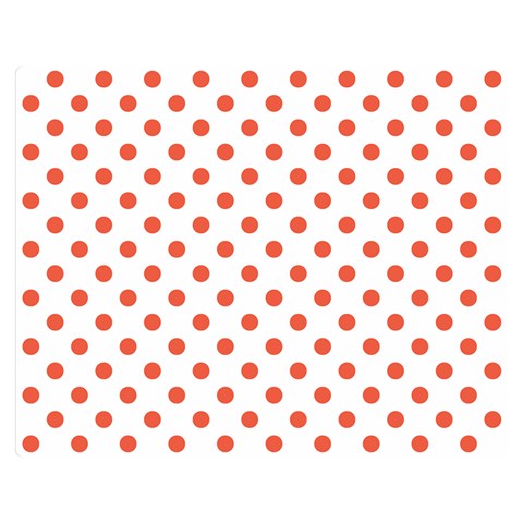 Polka Dots 60 x50  Blanket Front