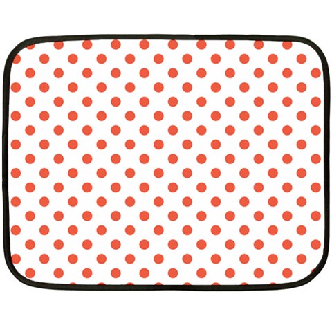 Polka Dots 35 x27  Blanket Front