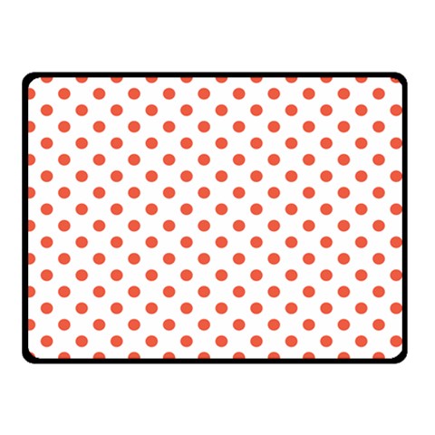 Polka Dots 45 x34  Blanket Front