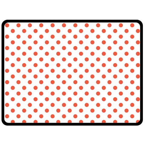 Polka Dots 80 x60  Blanket Front