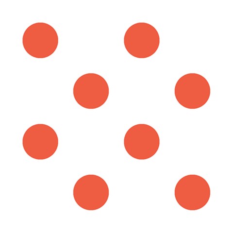 Polka Dots 3.75 x3.75  Memopad