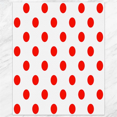 Polka Dots 10.95 x13.48  Canvas - 1