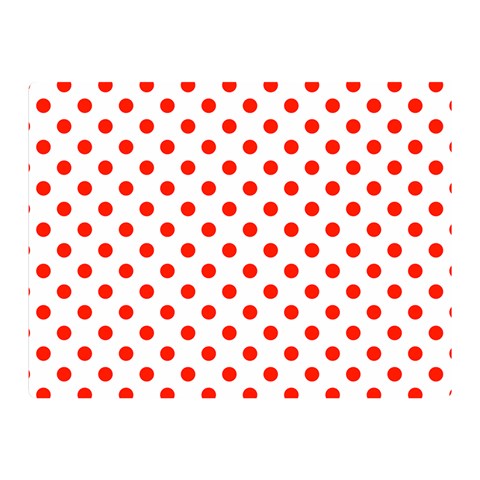 Polka Dots 35 x27  Blanket Front