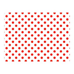 Polka Dots 35 x27  Blanket Front