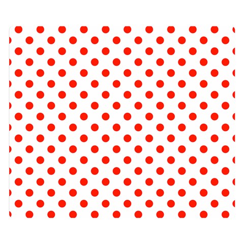 Polka Dots 50 x40  Blanket Back