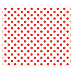 Polka Dots 50 x40  Blanket Back