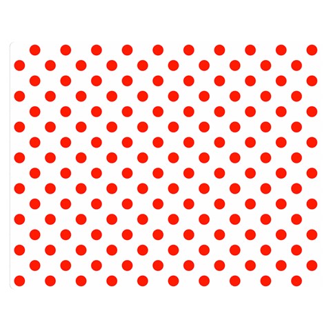 Polka Dots 60 x50  Blanket Front