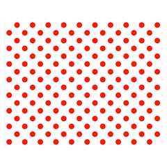 Polka Dots 60 x50  Blanket Back
