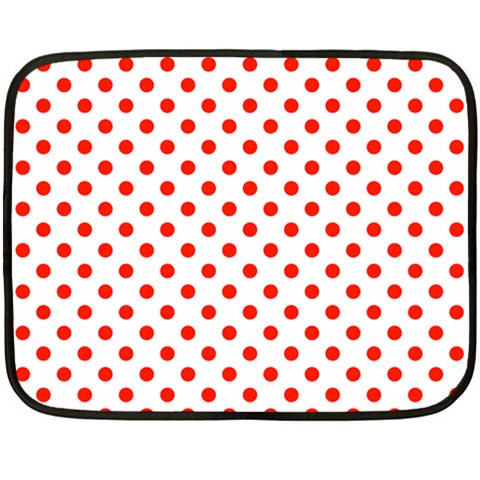 Polka Dots 35 x27  Blanket Front