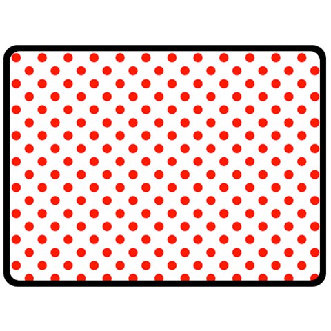 Polka Dots 80 x60  Blanket Front