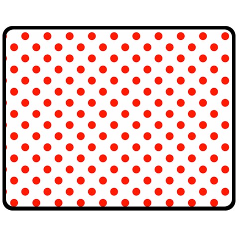 Polka Dots 60 x50  Blanket Front
