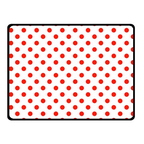 Polka Dots 50 x40  Blanket Front