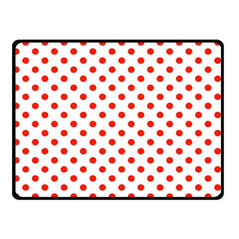 Polka Dots 45 x34  Blanket Front