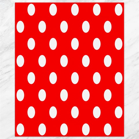 Polka Dots 10.95 x13.48  Canvas - 1