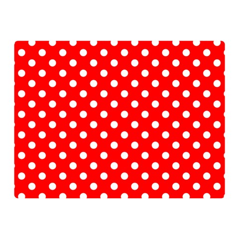 Polka Dots 35 x27  Blanket Front