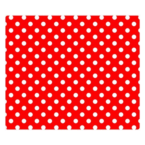 Polka Dots 50 x40  Blanket Front