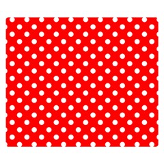 Polka Dots 50 x40  Blanket Back
