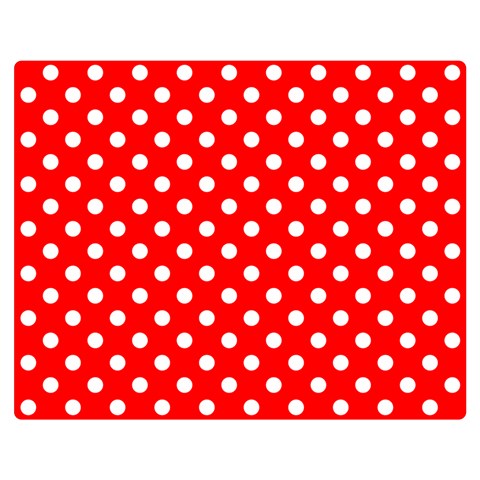 Polka Dots 60 x50  Blanket Front