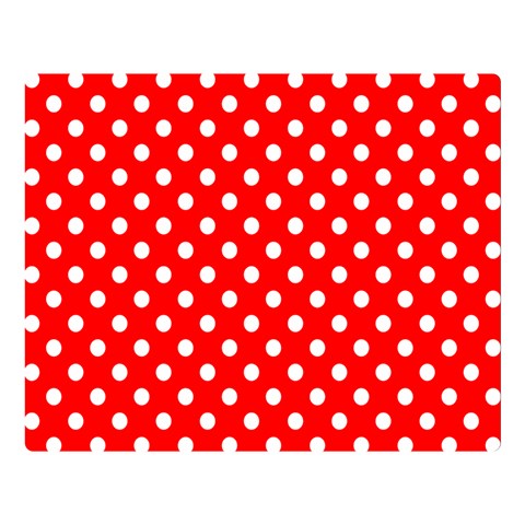 Polka Dots 80 x60  Blanket Front