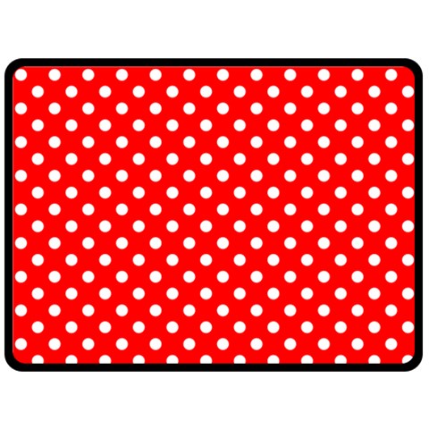 Polka Dots 80 x60  Blanket Front