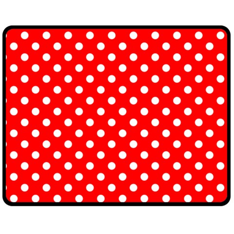 Polka Dots 60 x50  Blanket Front