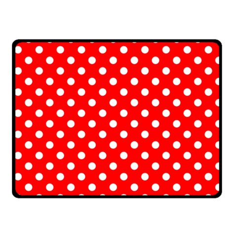 Polka Dots 50 x40  Blanket Front