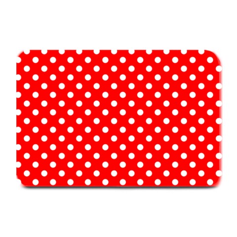 Polka Dots 18 x12  Plate Mat