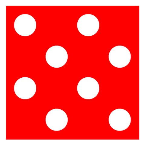 Polka Dots 3.75 x3.75  Memopad
