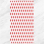 Polka Dots - Red on White Canvas 40  x 72 