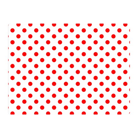 Polka Dots 35 x27  Blanket Front