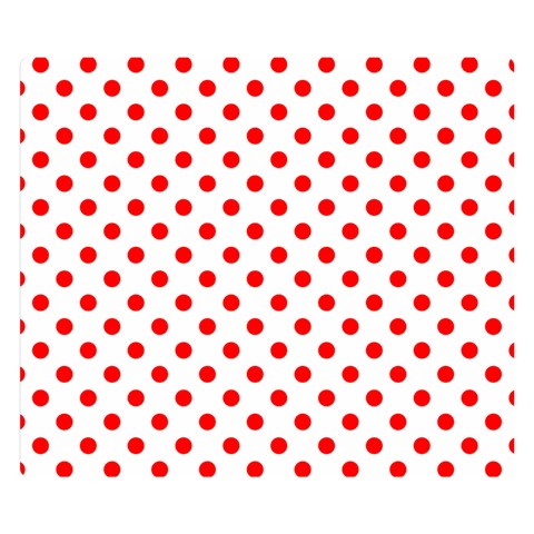 Polka Dots 50 x40  Blanket Front