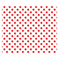Polka Dots 50 x40  Blanket Back