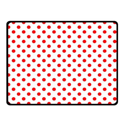 Polka Dots 45 x34  Blanket Front