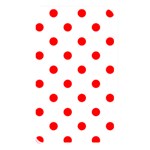 Polka Dots - Red on White Memory Card Reader (Rectangular)