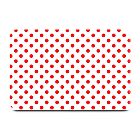 Polka Dots 18 x12  Plate Mat