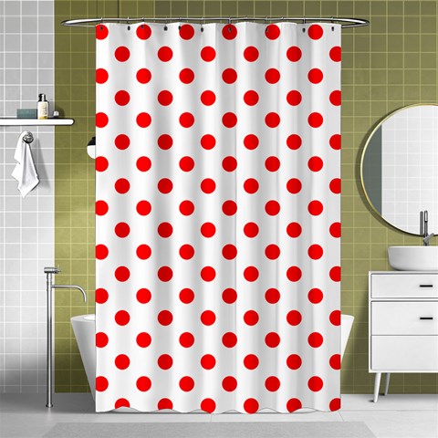 Polka Dots Curtain(48  X 72 ) - 42.18 x64.8  Curtain(48  X 72 )