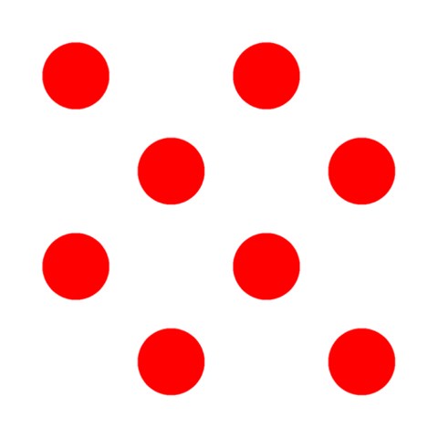 Polka Dots 3.75 x3.75  Memopad
