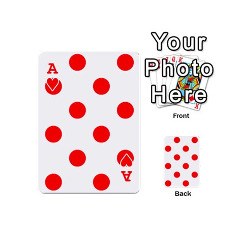 Ace Polka Dots Front - HeartA