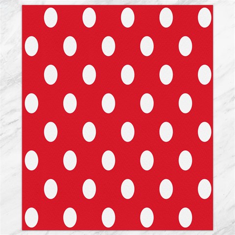 Polka Dots 8.15 x9.66  Canvas - 1