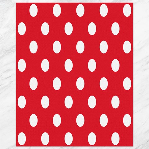 Polka Dots 10.95 x13.48  Canvas - 1