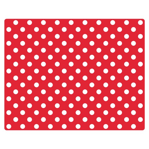 Polka Dots 60 x50  Blanket Back