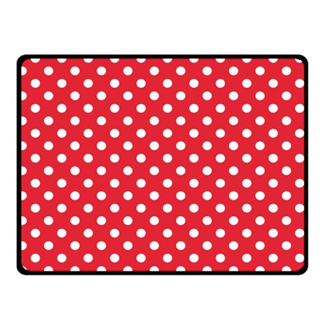 Polka Dots 45 x34  Blanket Back