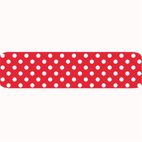 Polka Dots 32 x8.5  Bar Mat