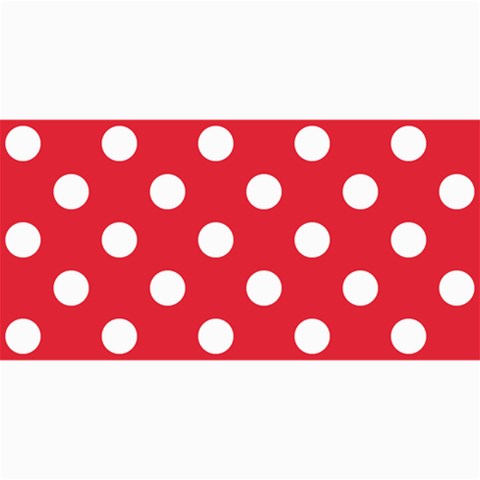 Polka Dots 8 x4  Photo Card - 1