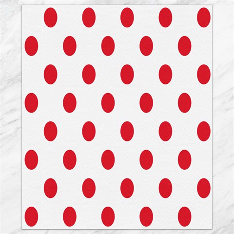Polka Dots 8.15 x9.66  Canvas - 1