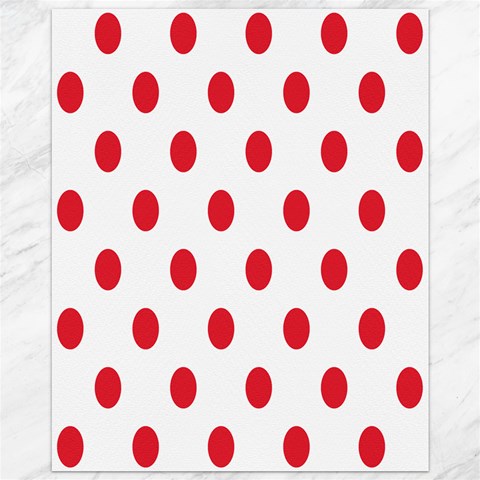 Polka Dots 10.95 x13.48  Canvas - 1