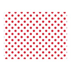 Polka Dots 35 x27  Blanket Front