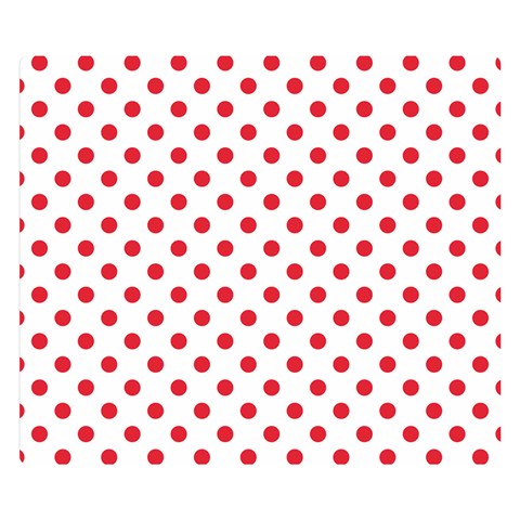 Polka Dots 50 x40  Blanket Back
