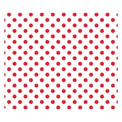 Polka Dots 50 x40  Blanket Back